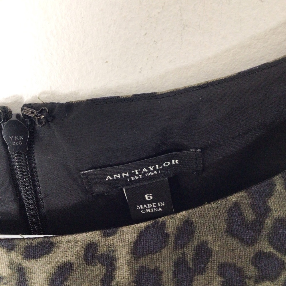 Ann Taylor dress animal print 6 - Picture 4 of 10
